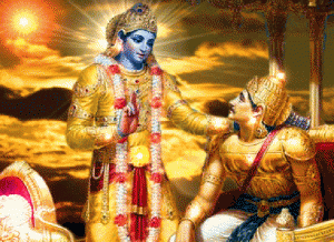 Krishna-the-celestial-charioteer-with-Arjuna